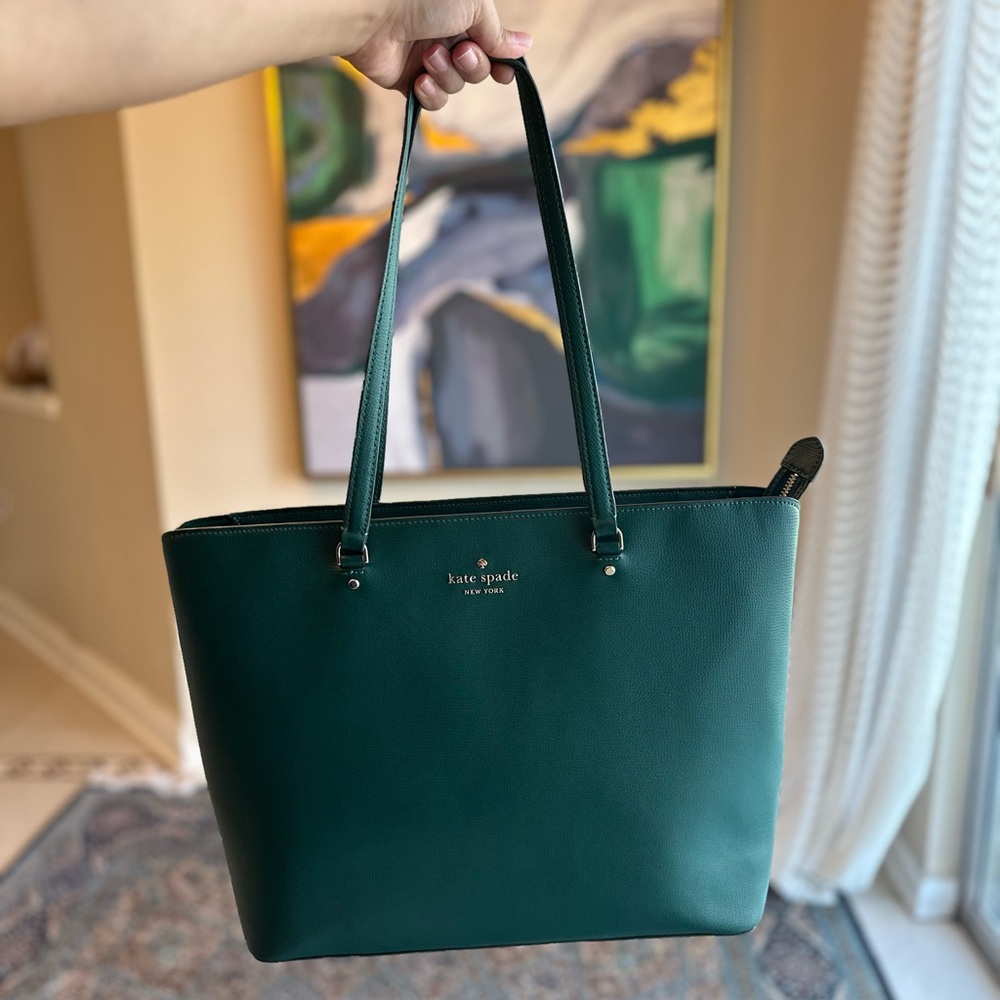 Kate spade tote in green